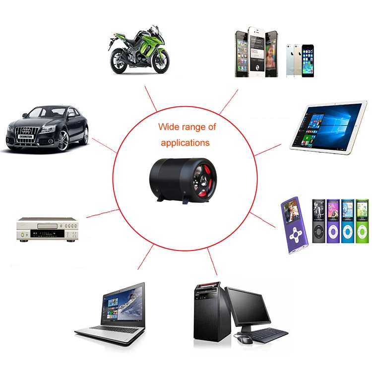 4 дюймовый Bluetooth Сабвуфер динамик для автомобиля дома мотоцикла Hi Fi бас с полным