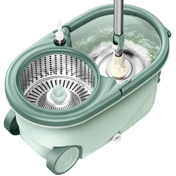 

[Warranty for five years] Mrs. Le hand-washed double drive rotary mop bucket automatic dry lazy dehydration