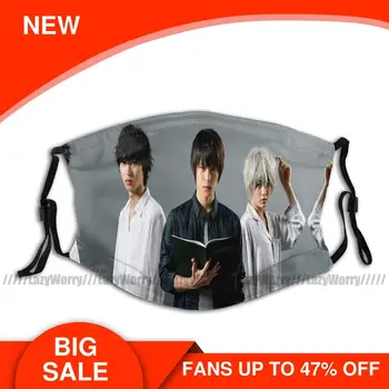 

Death Note Mouth Face Mask Death Note 2015 Drama Facial Mask Kawai with 2 Filters Pretty for Adult Mask