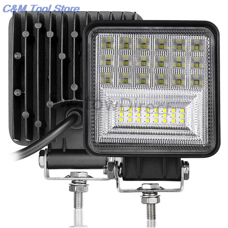 1pcs 126W 9-32v 12000lmSUV ATV LED Working Refit Off-road Vehicle auxiliary lamp car roof Strip Light for General models | Автомобили и
