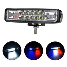 ^^Best Offers Blue +Red 6Led Light Bar 12V 24V 48W Offroad Spot Work Led Lights Strobe Flash Working Led Light Bar For Jeep Offroad Truck ATV ^^Best Offers Blue +Red 6Led Light Bar 12V 24V 48W Offroad Spot Work Led Lights Strobe Flash Working Led Light Bar For Jeep Offroad Truck ATV