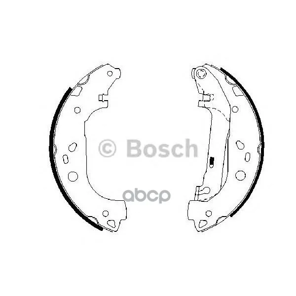 Колодки Тормозные Барабанные Ford Transit Connect 2002= Bosch арт. 0986487667