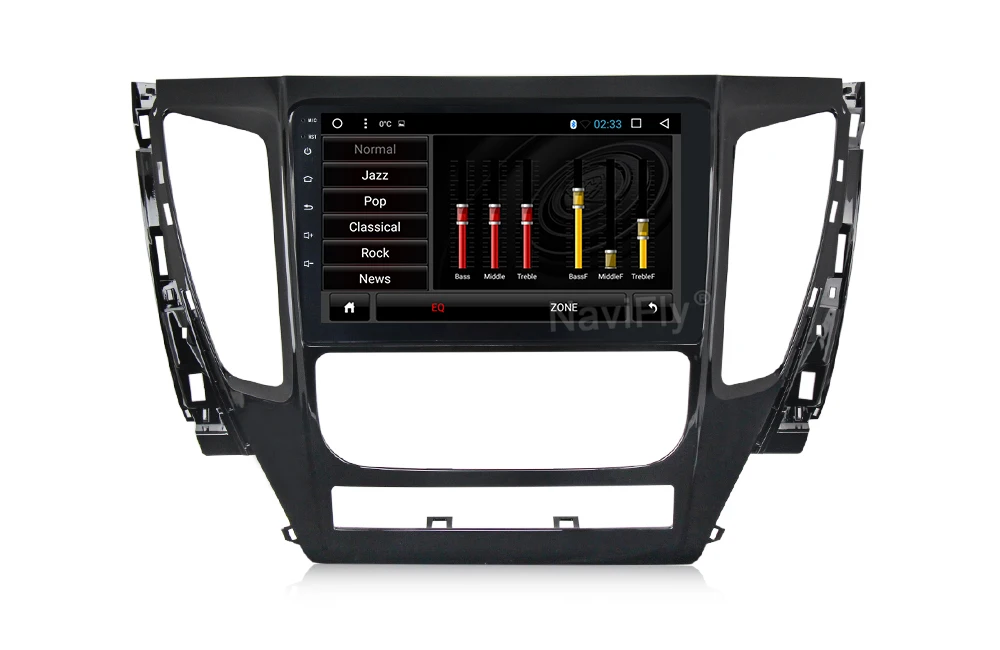 2 ГБ+ 16 Гб gps навигация для Mitsubishi Pajero 9 дюймов стерео Bluetooth мультимедийный плеер Android система Поддержка камеры DVR BT