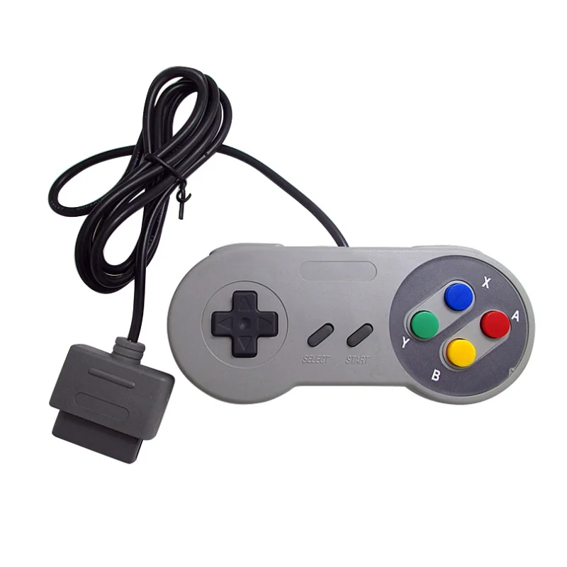 B 16 Bit Game Controller ABS Gamepad for Super Nintend SNES System Console Control Pad Gamepads - Цвет: B