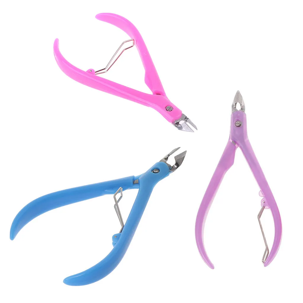 

Nail Stainless Steel Cuticle Manicure Care Cutter Nippers Clipper Tool New