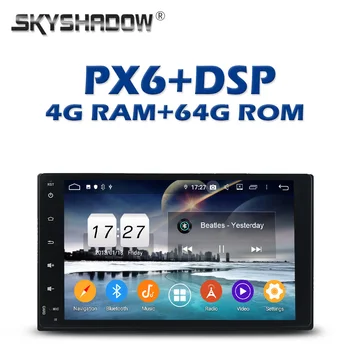 

PX6 Car DVD Player DSP IPS Android 9.0 4GB + 64GB Wifi RDS Auto RADIO GPS Google map Bluetooth 5.0 For Toyota Fortuner 2016 2017