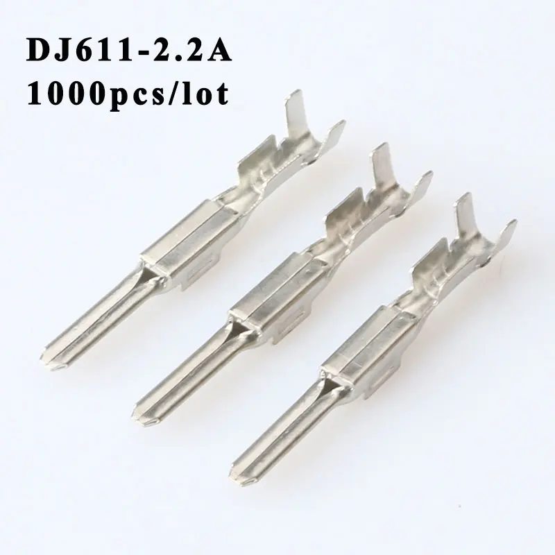 DJ611-2.2A 1000PCS plug terminal Male female wire connector Plugs socket Fuse box Wire harness Soft Jacket car | Обустройство дома