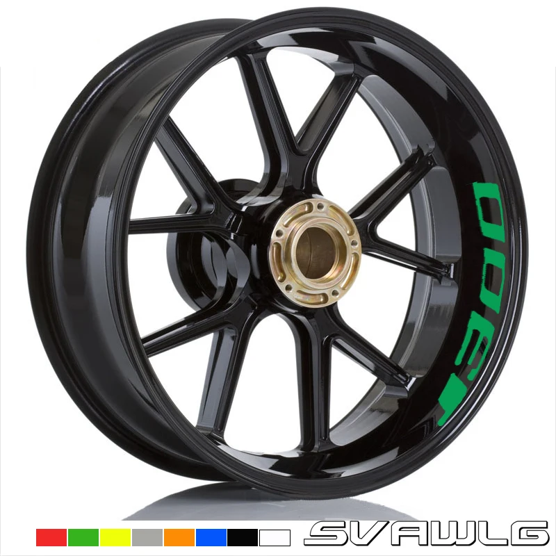 Adesivi Riflettenti Per Cerchioni Esterni Di Alta Qualità Per Moto Kawasaki J300 J 300