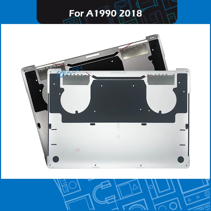 

2018 2019 Year Silver Grey Laptop A1990 Bottom Case for Macbook Pro Retina 15.4" A1990 Bottom Cover Replacement
