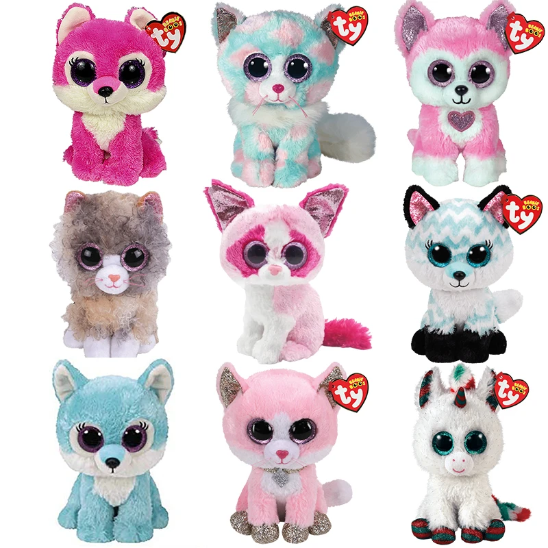 aankomen Verwachting geduldig Ty Beanie Boos 15cm Big Eyes Plush Toys Stuffed | Beanie Boos Stuffed  Animal Fox - Stuffed & Plush Animals - Aliexpress