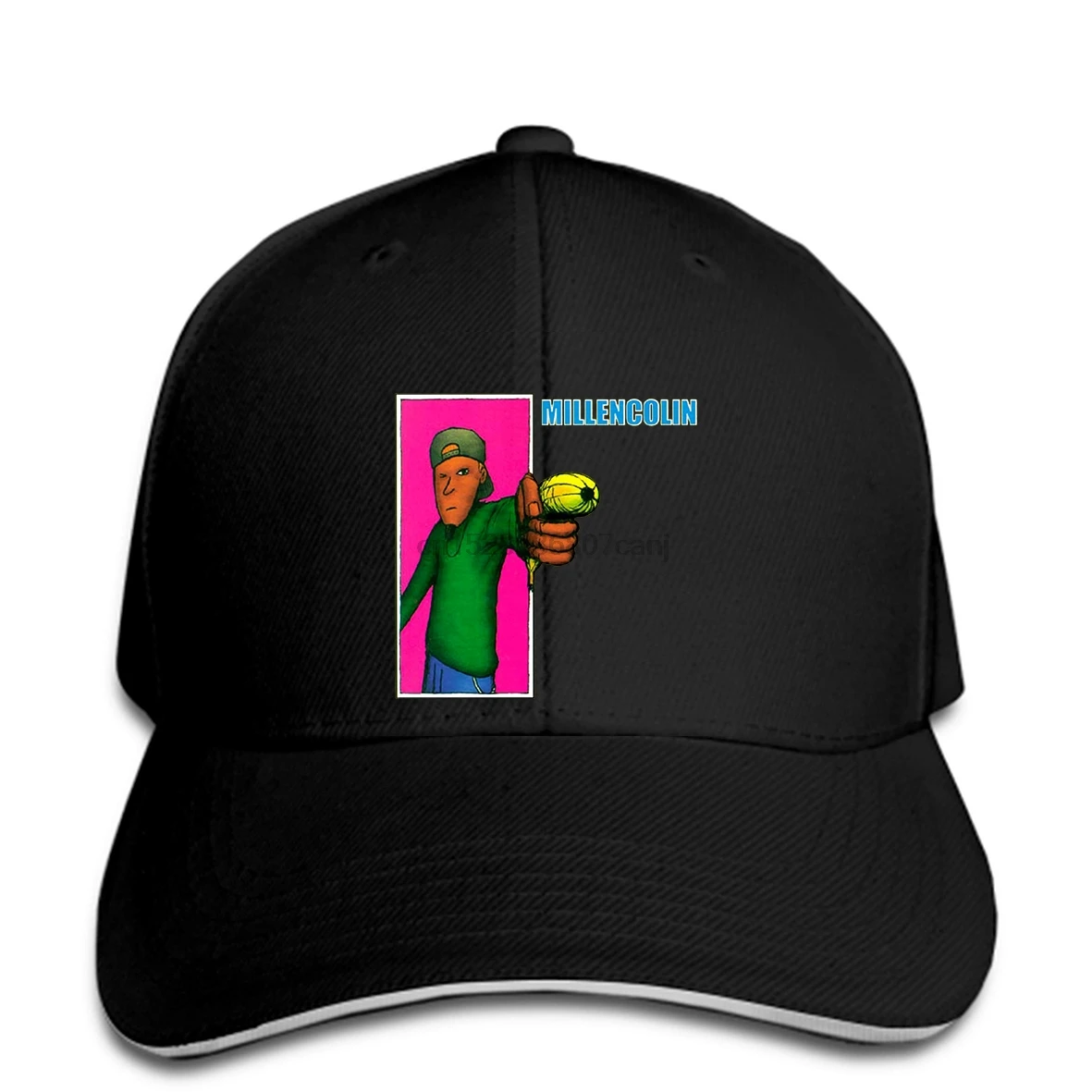 Бейсболка Millencolin Same Old ttes Album Cover мужские черные бейсболки