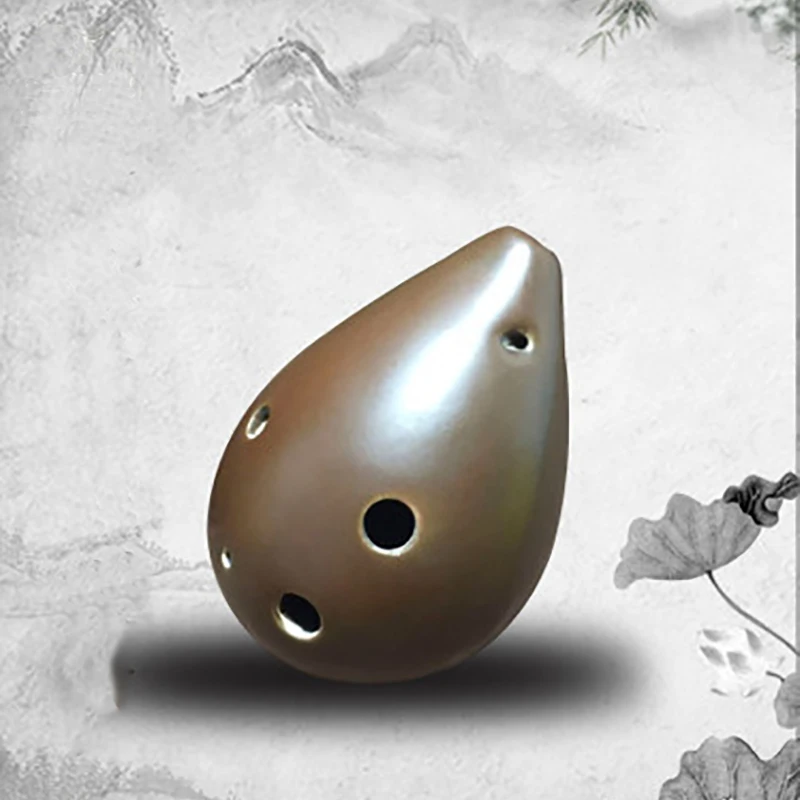 

6 Holes Ocarina Traditional Instrument Ceramic Alto High Quality A Tone C Tone Orff Musical Instrument