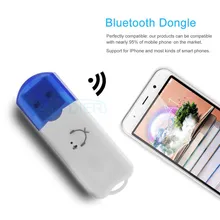 Горячая Распродажа USB Bluetooth V2.1 Стерео аудио музыка беспроводной приемник адаптер для автомобиля домашний динамик Поддержка Функция беспроводной связи