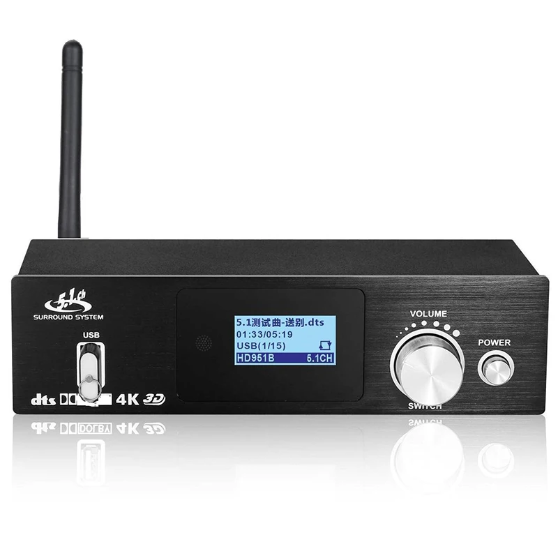 Хит продаж HD915 HDMI 5.1CH o декодер Bluetooth 5 0 приемник DAC DTS AC3 FLAC APE 4K x 2K к экстрактор