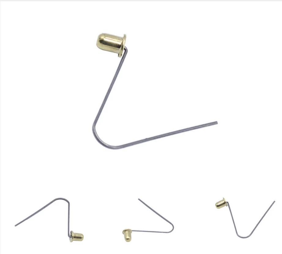 

10PCS Push Button Spring tube Locking Tube Pin Button Mounting Spring Clips for Tent Pole Clamp