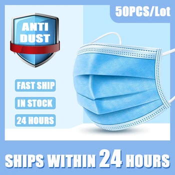 

Disposable Mask Face Mouth Anti Dust Protect 3 Layers Filter Earloop Mask Non Woven Dustproof Mouth mondkapjes