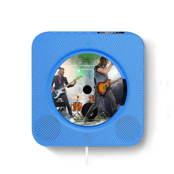 

Wall Mounted CD Player Surround Sound FM Radio Bluetooth MP3 Disk Portable Music Player Remote Control Stereo Speaker Home Sep4