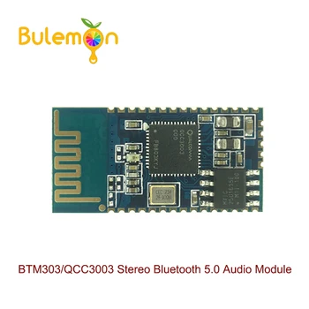 

BTM303/QCC3003 Stereo Bluetooth 5.0 Audio Module I2S Analog Output