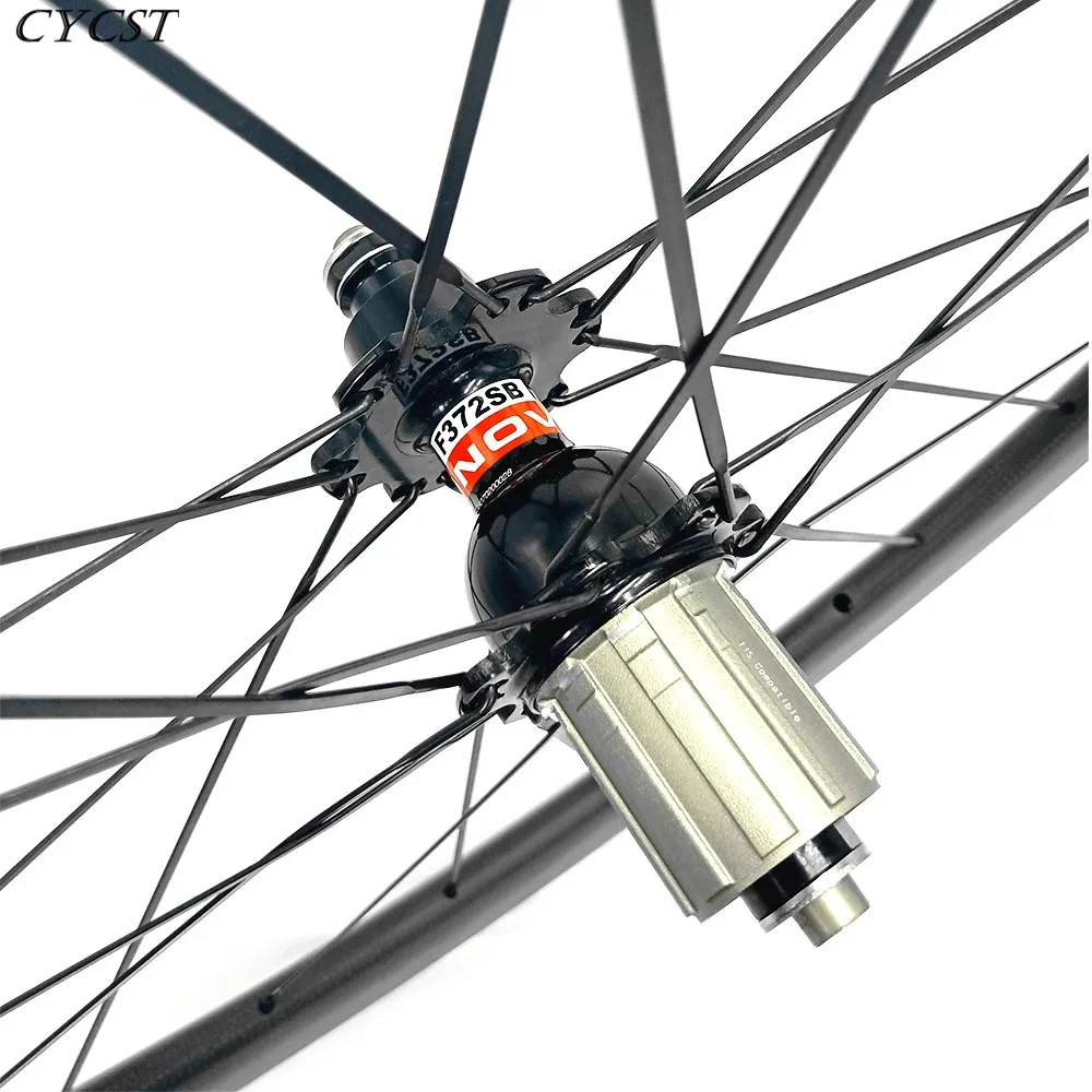 700c 45x23 мм clincher Трубчатые шоссейные Углеродные колеса для велосипеда NOVATEC A271SB/A372SB 23 мм/25 мм