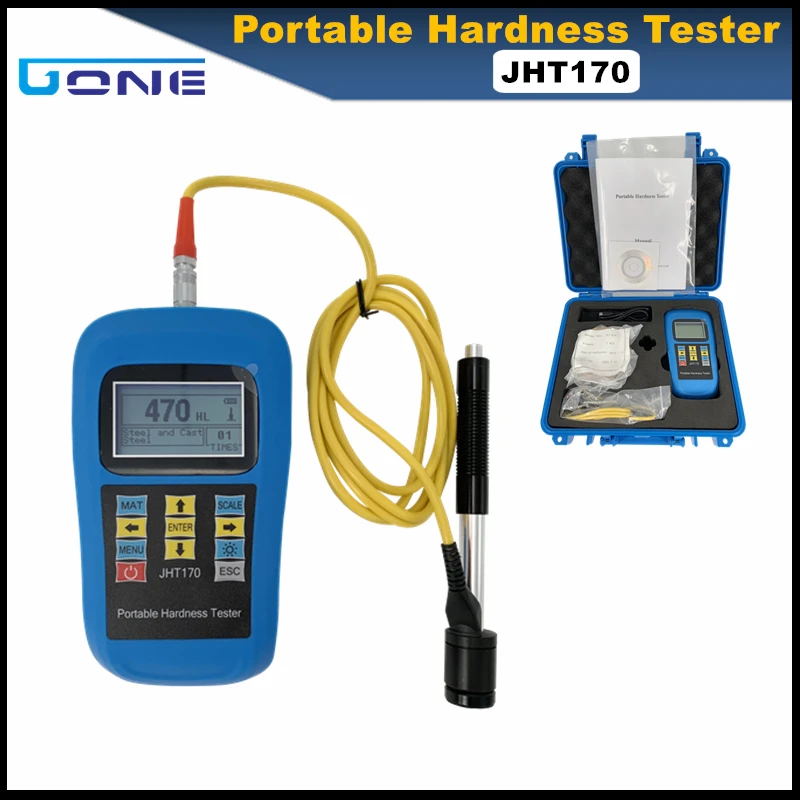 

JHT170 portable hardness tester leeb metal digital HL HRC Hardness testing can measure HV HS HRA HRB testing tool