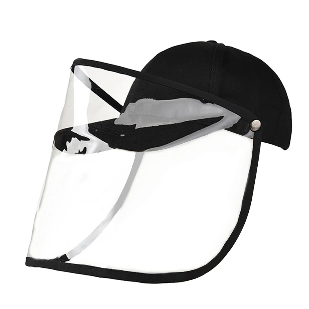 Anti-Saliva Anti-Spitting Safety Baseball Hat Cover Windproof Anti Fog Dust-Proof for Women and Men