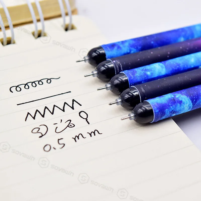 Милая гелевая ручка 12 Созвездие светящаяся ручка подвеска созвездия черные чернила цвет 0,5 мм ручки для школы канцелярские принадлежности для офиса обучения