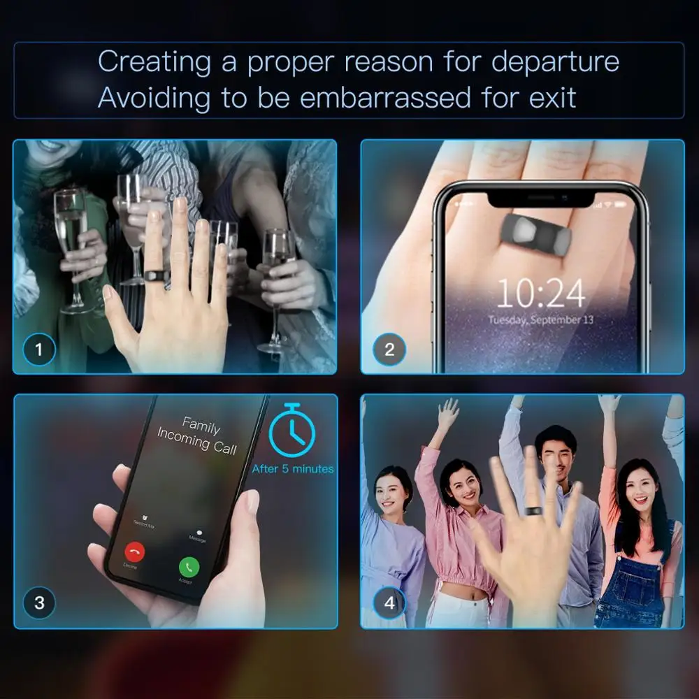 JAKCOM R4 Smart Ring better than fitness bracelet hootim glasses body composition scale 2 stratos smart official store