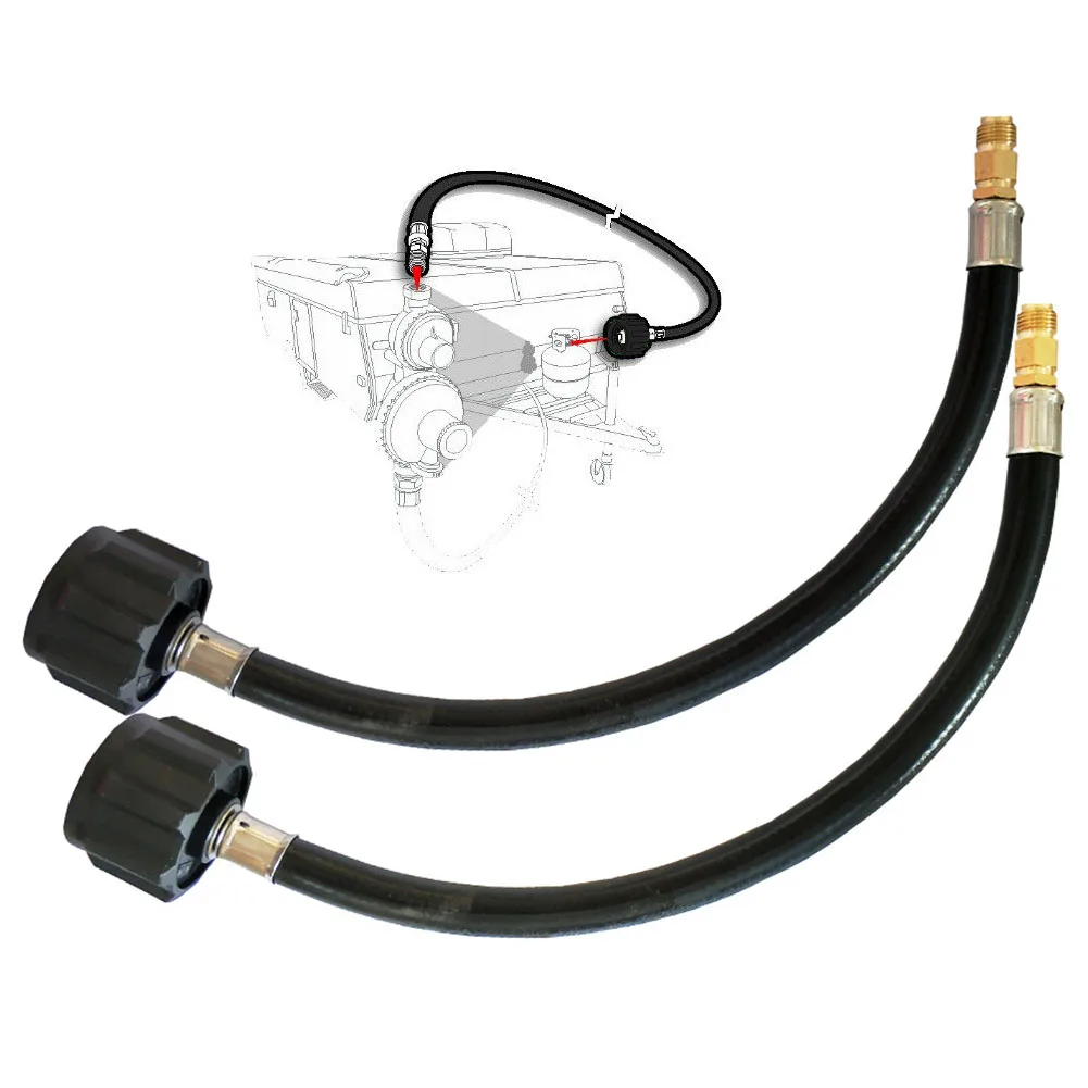 

Propane Replacement Practical 2PCS RV Trailer 12" Connection Gas Brass Low Pressure