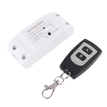 

AC85-250V 2CH Wireless Remote Control Single Light Switch Receiver Transmitter 67JA