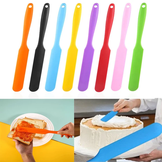 Silicone Spatula, Heat Resistant Flexible Non-Stick, Slim Spatula,Best for  Jars, Blender and More 9.6in/24.5cm