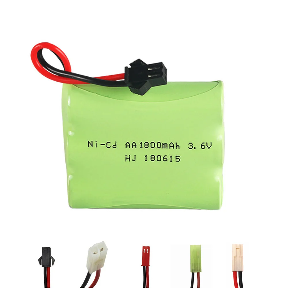 

3.6V 1800mah NiCD AA Battery 3.6v battery pack 3.6V high capacity battery for RC toy Car Boat model RC toy Battery free shipping