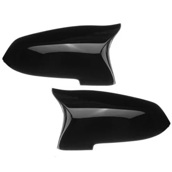 

For BMW F10 F11 2014-2017 Rear Mirror Covers Right Parts 2pcs Gloss Black Side view