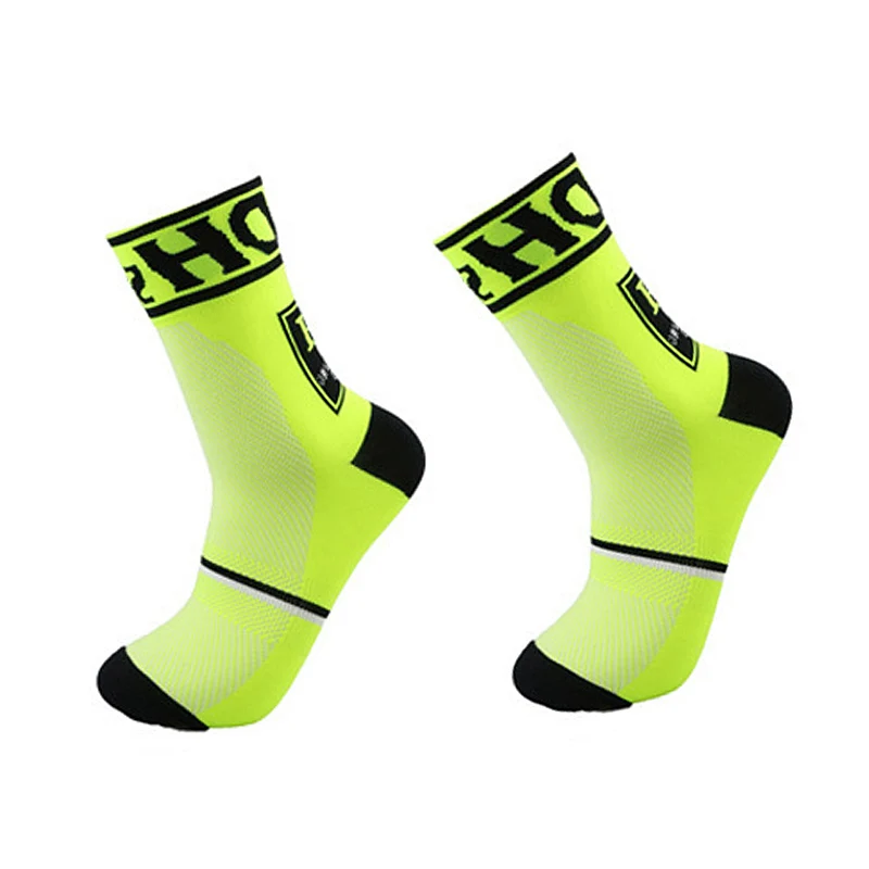 Высокий качество professionelle марке radfahren спортивные Socke atmungs влагу radfahren socken fahrr socken Велосипеды Носки - Цвет: Зеленый