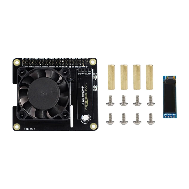 Кулер для охлаждения процессора Raspberry Pi 4B/3B +/3B|Аксессуары демонстрационных