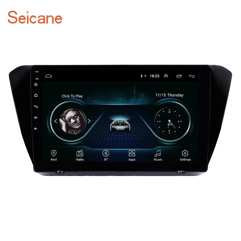 Автомобильный мультимедийный плеер Seicane Android 8 1 10 дюйма радио аудио GPS для Skoda Superb