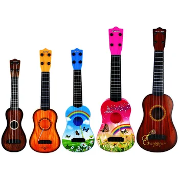 

Simulation Steel String Ukulele Toy Children Simulation Guitar Model Children Musical Instrument Music Development Baby Toy Gift