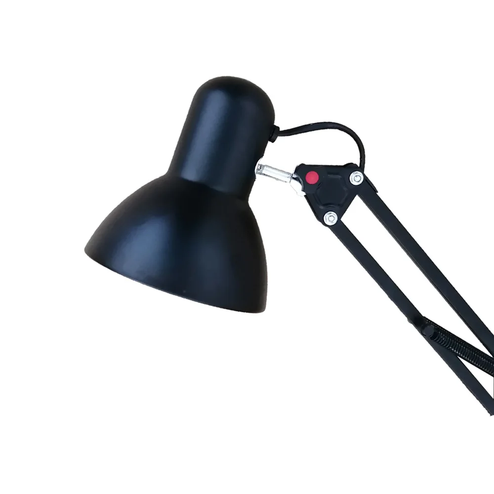 Günstig LED Schreibtisch Lampe Lange Schaukel Arm Falten Buch Lesen Lichter E27 E26 LED Clamp Tisch Licht AC85 265V (Nicht Enthalten die Lampe)