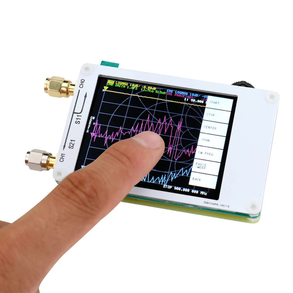 Цифровой векторный сетевой анализатор коротких волн NanoVNA 50KHz 900MHzMF HF VHF UHF антенный