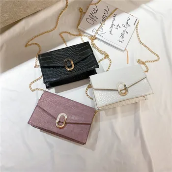 

2020 new wave Korean version of the wild one-shoulder chain diagonal cross summer small bag female