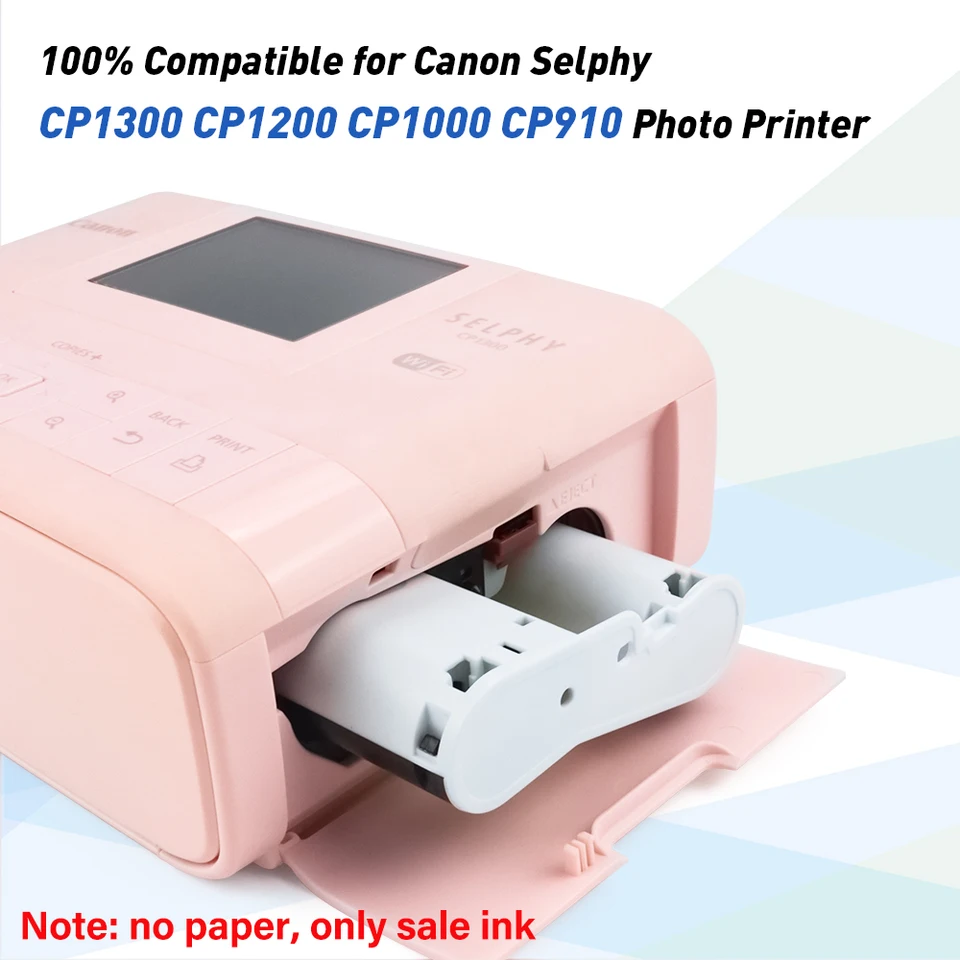Ink Cartridge for Canon Selphy CP1300 KP-108IN KP-36IN Ink
