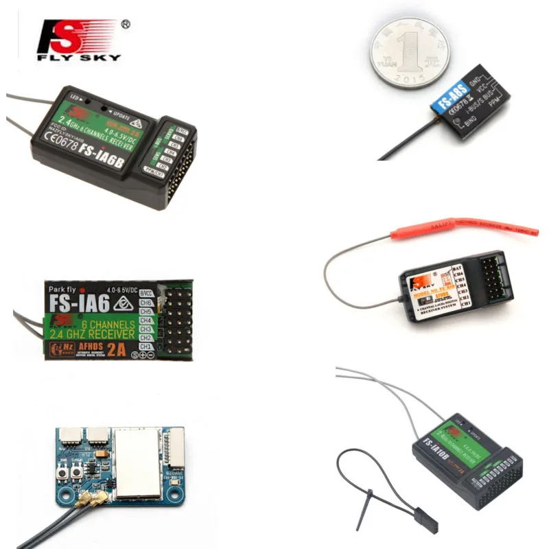 Приемник FLYSKY IA6 IA6B X6B A8S R6B GR3E R9B X8B IA10B BS6 A3 RX2A TX модуль Fli14 + FS2A 2 4G для передатчиков I6 I6S