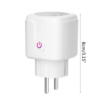 

16A EU WiFi Smart Plug Socket with Power Energy Monitor APP Remote Control