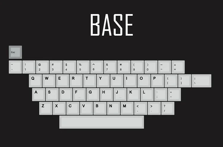 Kprepublique 139 Вишневый профиль краситель Sub Keycap набор толстый PBT пластиковая клавиатура gh60 xd60 xd84 cospad tada68 rs96 zz96 87 104 fc660 - Цвет: Base Kit x1
