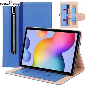 

Tablet Case For Samsung Galaxy Tab S7 Plus Book Cover Luxury Leather Smart Folio Cover for Samsung Galaxy Tab S7 Plus Hand Strap
