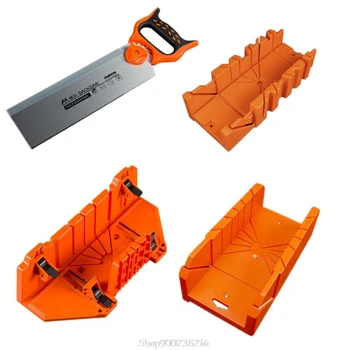 

12/14" Adjustable Wood Miter Box Saw Cutting Grip Back Saw 0/22.5/45/90 Degrees Oblique Strip Aug18 20 Dropship