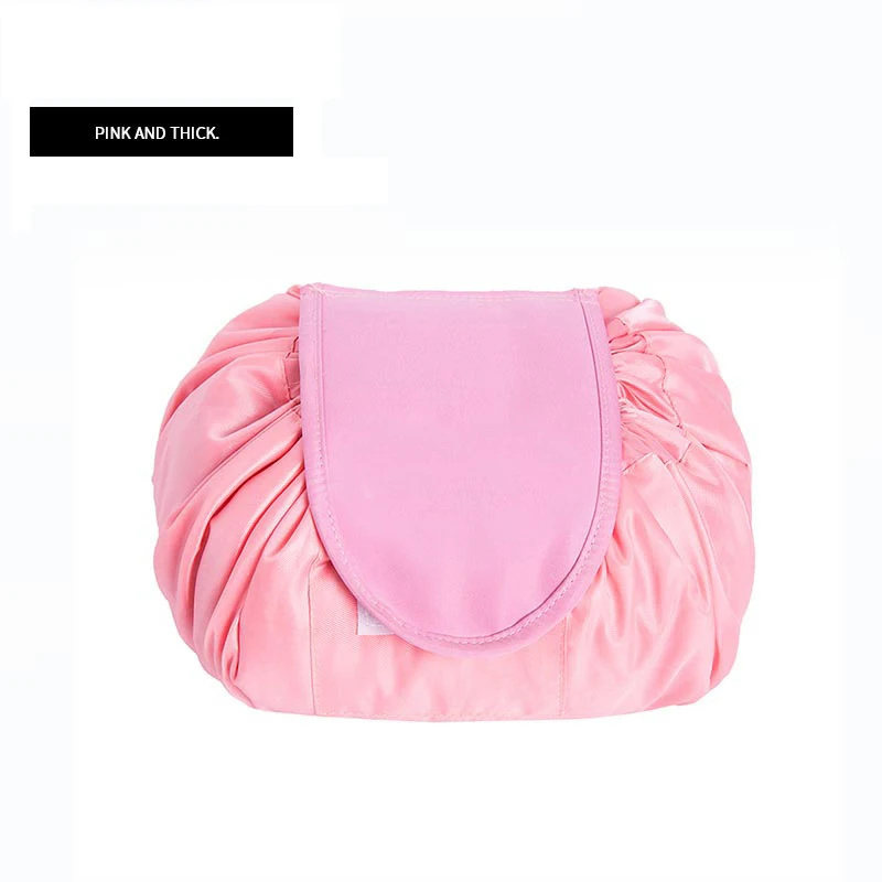 Ленивый макияж мешок большой емкости складной портативный Drawstring сумка для хранения артефакт дорожная сумка простая сумка для хранения косметики сумка - Цвет: 3