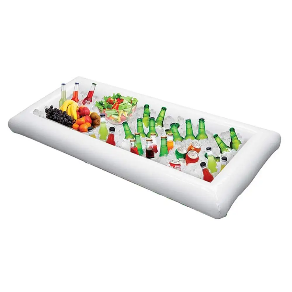 de gelo servindo salada barra bandeja comida bebida titular