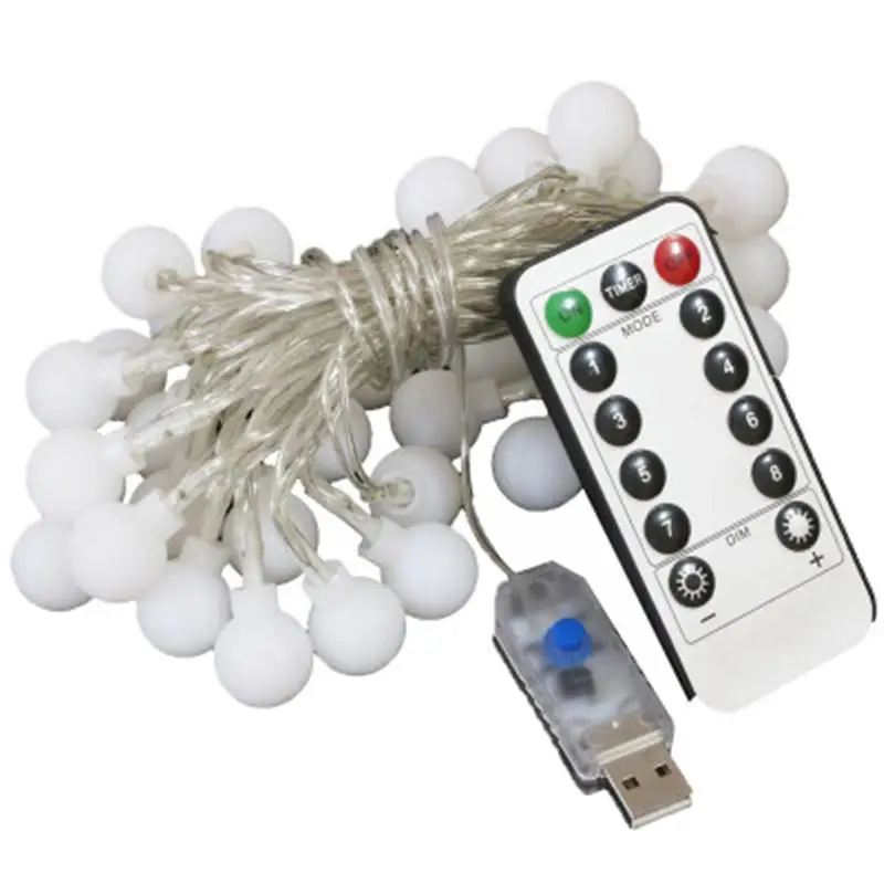 

LanLan 10M 100LEDs 8 Functions Hoilday Lighting USB String Light with Remote Control