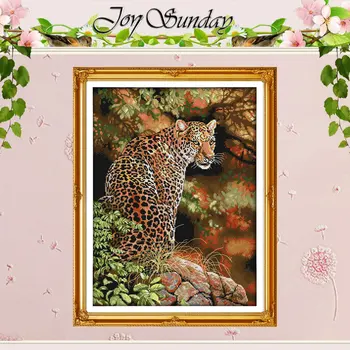 

Cheetah (2) Patterns Counted Cross Stitch 11CT 14CT Cross Stitch Sets Wholesale Animals Cross-stitch Kits Embroidery Needlework