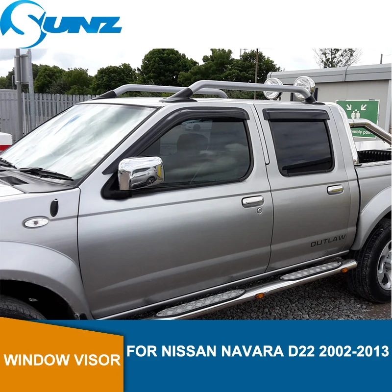 Окна автомобиля дождь Защитная крышка для NISSAN NAVARA D22 2002 2003 2004 2005 2006 2007 2008 2009 2010 2011 2012 2013 автомобильные аксессуары SUNZ